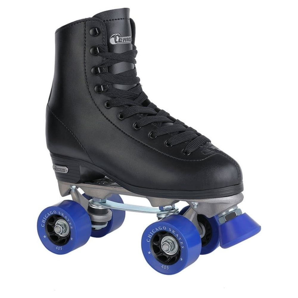 Men's Black and Blue Roller Skates - Picture 3 of 16